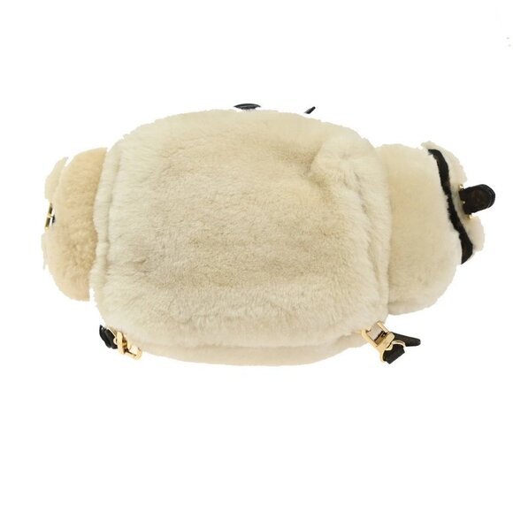 LOUIS VUITTON Nano Teddy Backpack Bag Monogram Shearling WE BN M11919 357RP006 - Picture 6 of 15